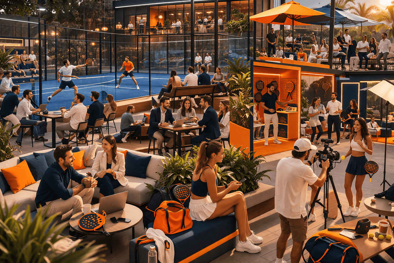 3sixtypadel imagenes activaciones de marca